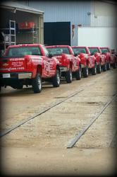 These Chevrolet Silverado 1500's owned by Fashion Glass & Mirror, are equipped with bifuel propane autogas systems.